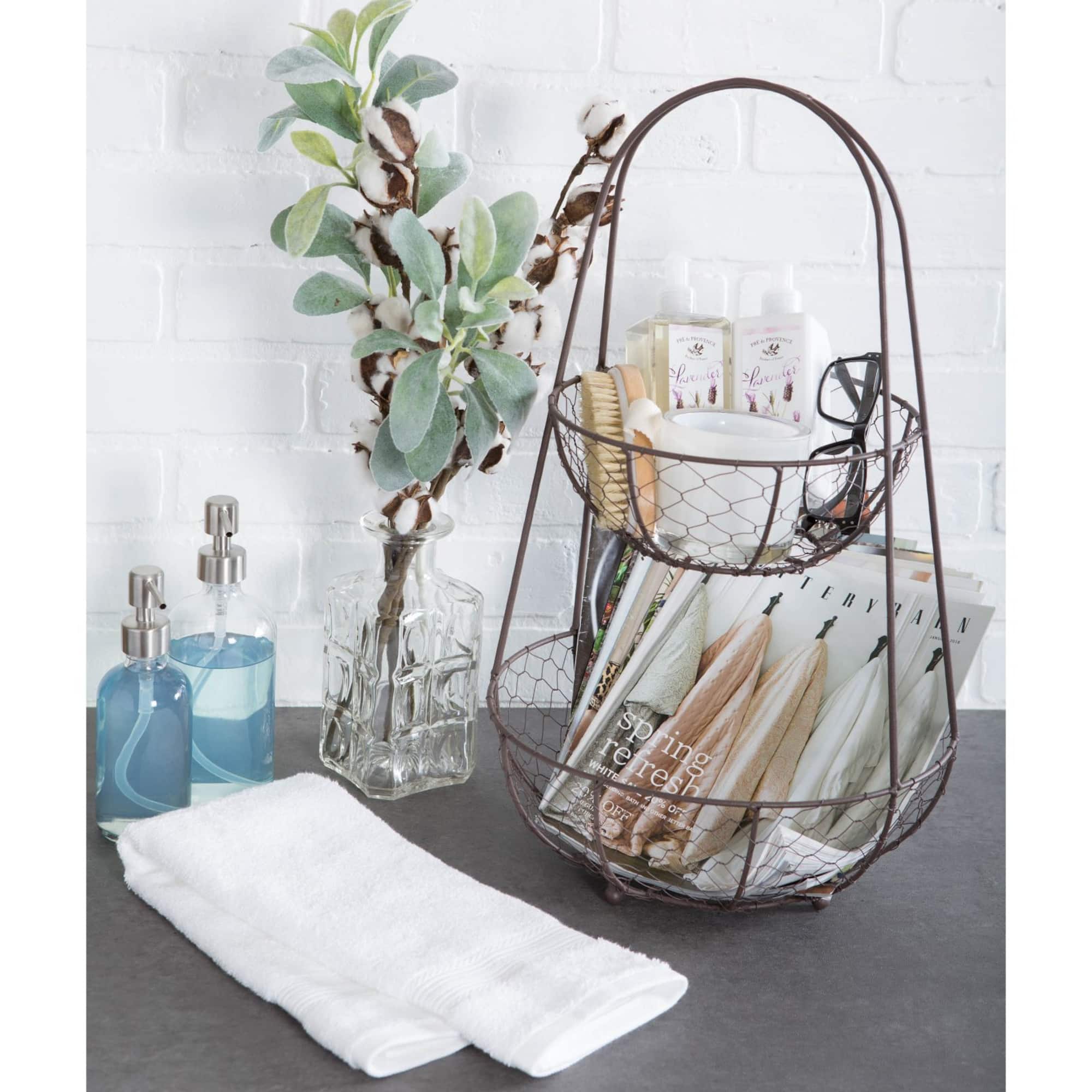 DII® Bronze Chicken Wire Tiered Stand
